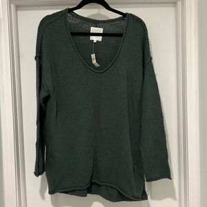 Aerie dark green oversized sweater, size medium